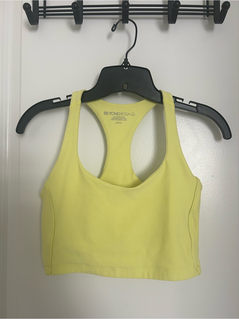 Beyond Yoga Spacedye Streamline Racerback Cropped Tank Size Small